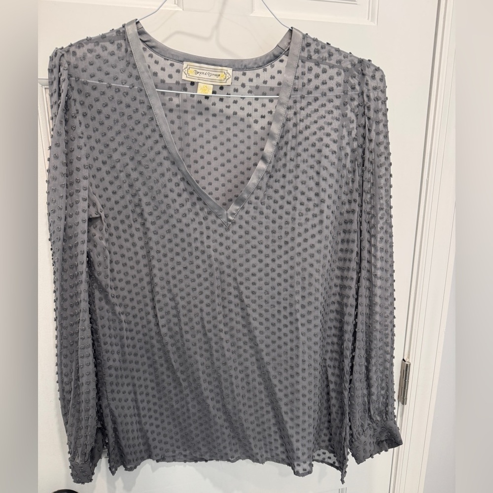 Beyond Vintage Silk Blouse